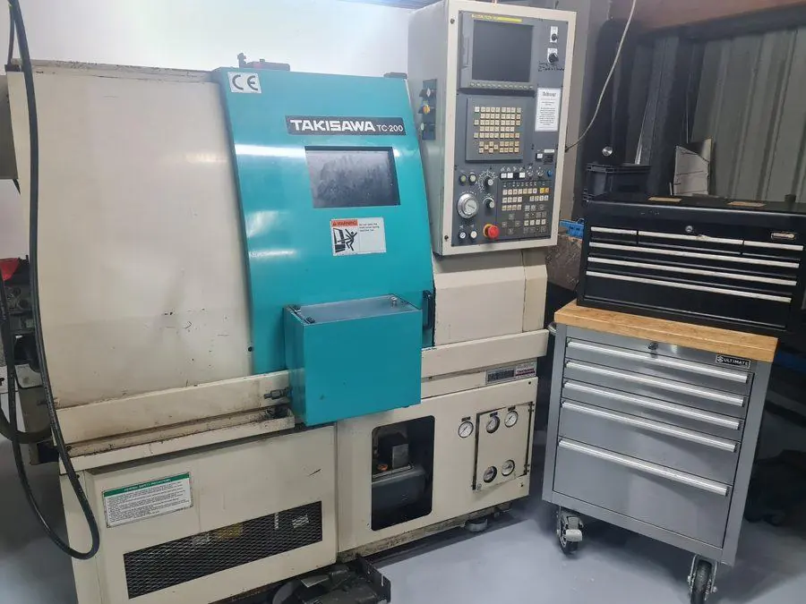 The CNC lathe at Port Stephens Machining