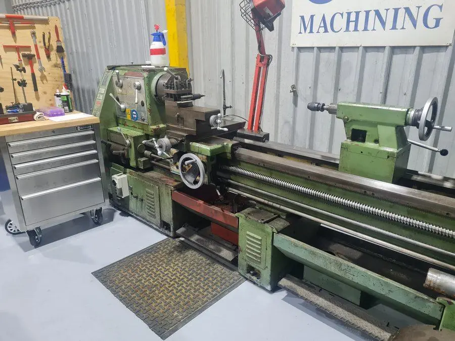 Inside the workshop at 12 George Road, Salamander Bay